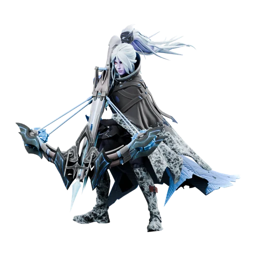 Drow Ranger — аркана Dread Retribution, рендер скина