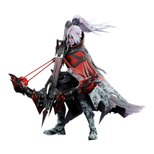 Drow Ranger — второй стиль Dread Retribution, рендер скина