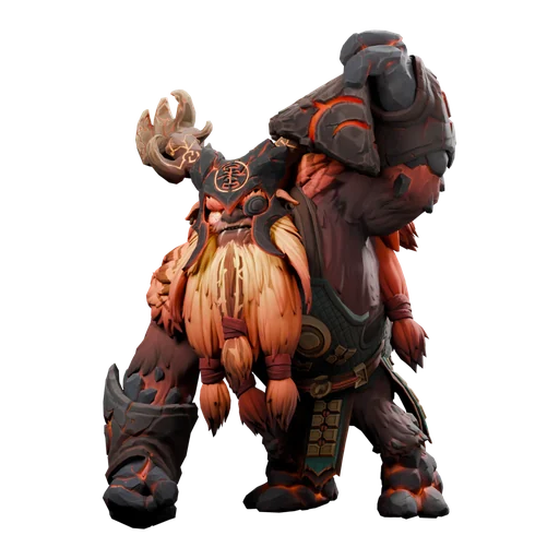 Earthshaker — второй стиль Planetfall, рендер скина
