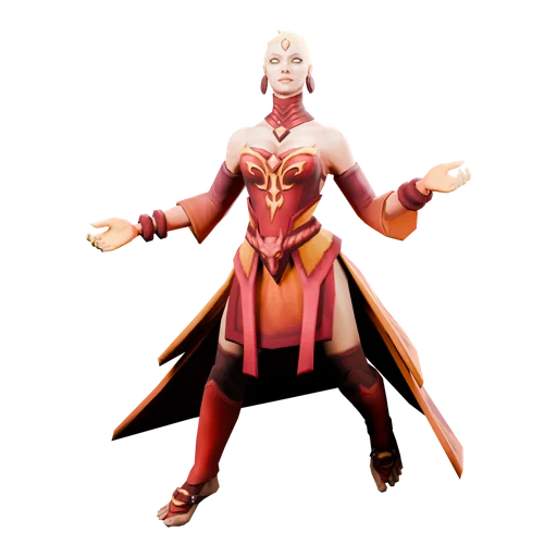 Lina — Fiery Soul of the Slayer arcana render