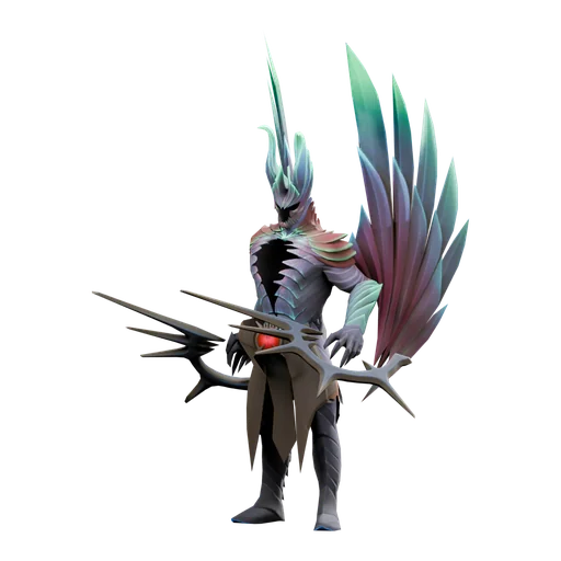 Terrorblade — аркана Fractal Horns of Inner Abysm, рендер скина