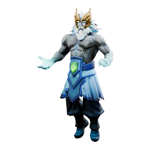 Zeus — аркана Tempest Helm of the Thundergod, рендер скина